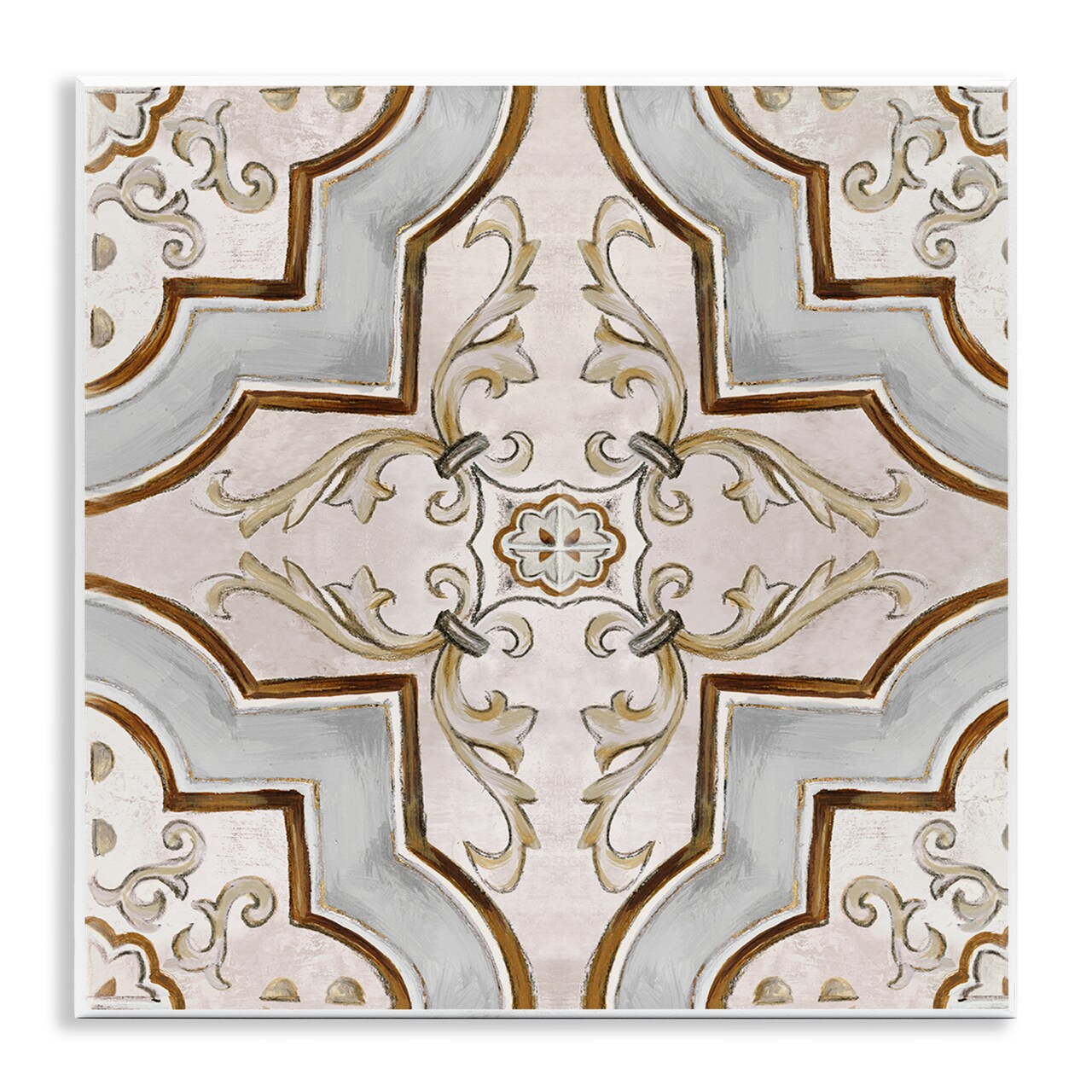 Stupell Industries Classic Symmetrical Tile Wall Plaque Art Design by Eli Jones